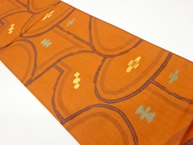 抽象模様織出し袋帯